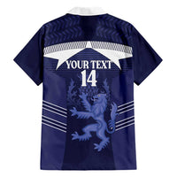 Scotland Football Custom Family Matching Long Sleeve Bodycon Dress and Hawaiian Shirt 2026 Come On Scottish Dragon Thistle - Wonder Print Shop