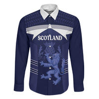 Scotland Football Custom Family Matching Off The Shoulder Long Sleeve Dress and Hawaiian Shirt 2026 Come On Scottish Dragon Thistle - Wonder Print Shop