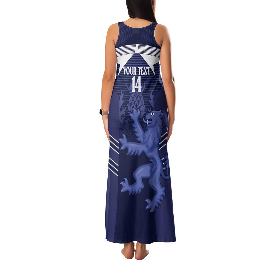 Scotland Football Custom Family Matching Tank Maxi Dress and Hawaiian Shirt 2026 Come On Scottish Dragon Thistle - Wonder Print Shop