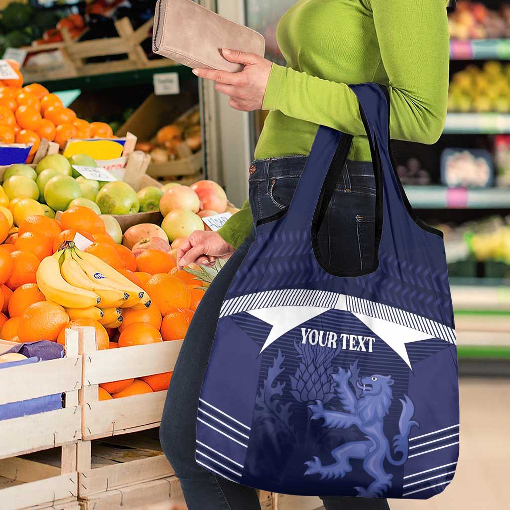 Scotland Football Custom Grocery Bag 2026 Come On Scottish Dragon Thistle - Wonder Print Shop