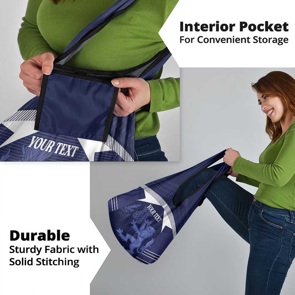 Scotland Football Custom Grocery Bag 2026 Come On Scottish Dragon Thistle - Wonder Print Shop