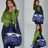 Scotland Football Custom Grocery Bag 2026 Come On Scottish Dragon Thistle - Wonder Print Shop