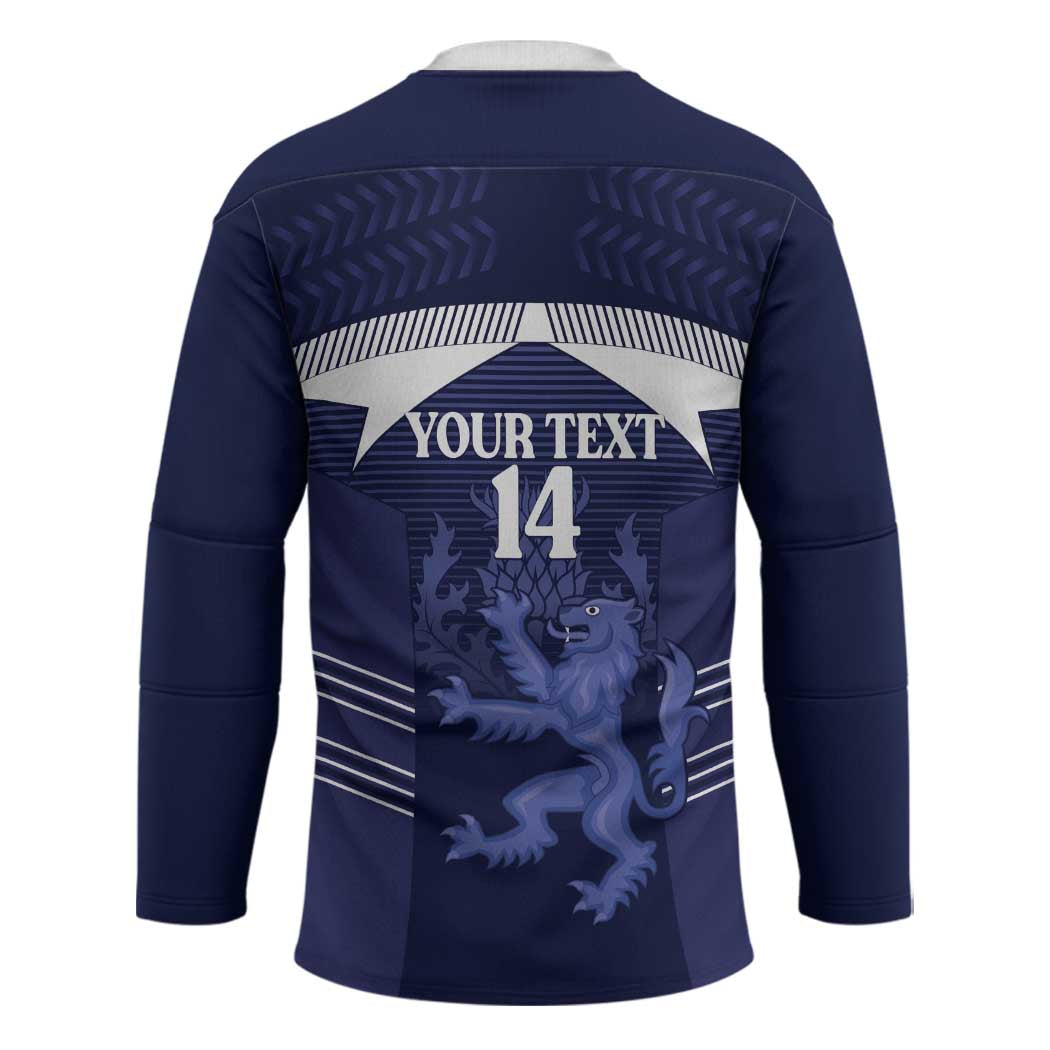 Scotland Football Custom Hockey Jersey 2026 Come On Scottish Dragon Thistle - Wonder Print Shop