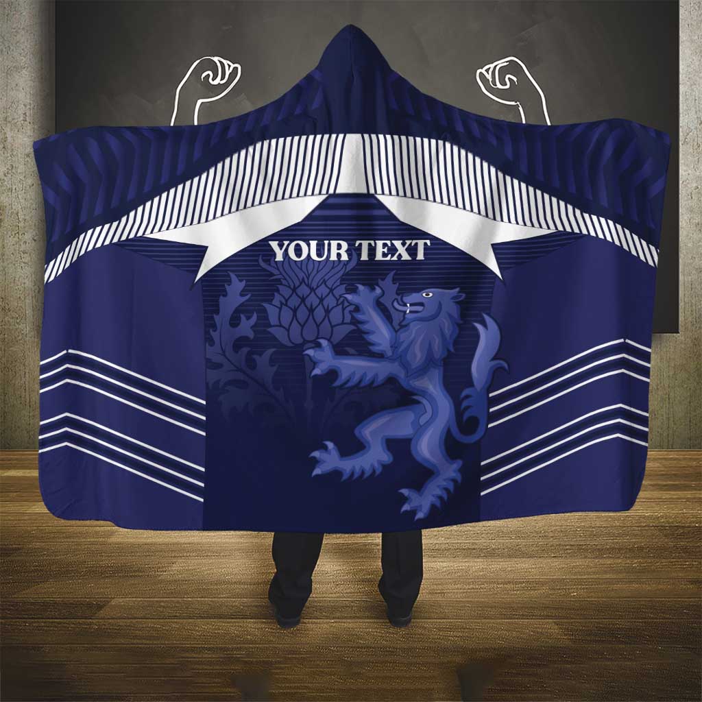 Scotland Football Custom Hooded Blanket 2026 Come On Scottish Dragon Thistle - Wonder Print Shop
