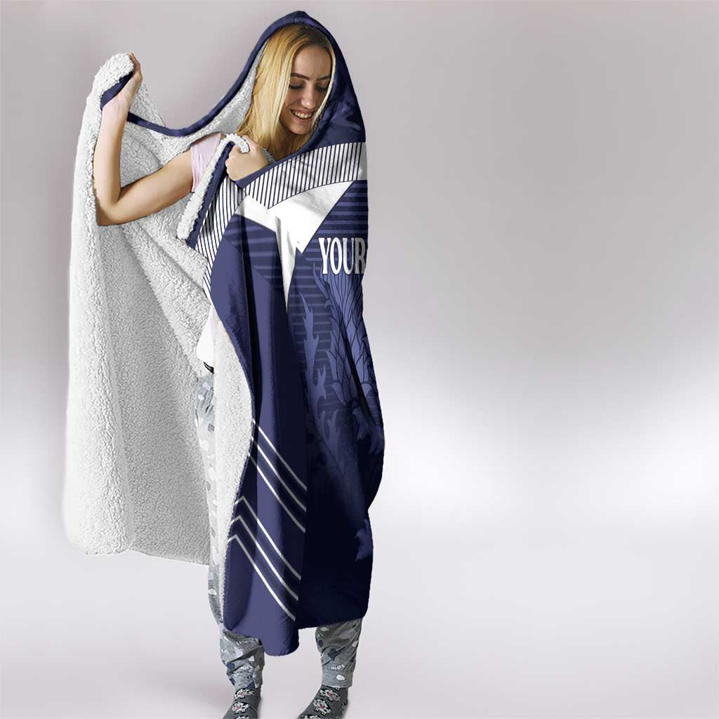 Scotland Football Custom Hooded Blanket 2026 Come On Scottish Dragon Thistle - Wonder Print Shop