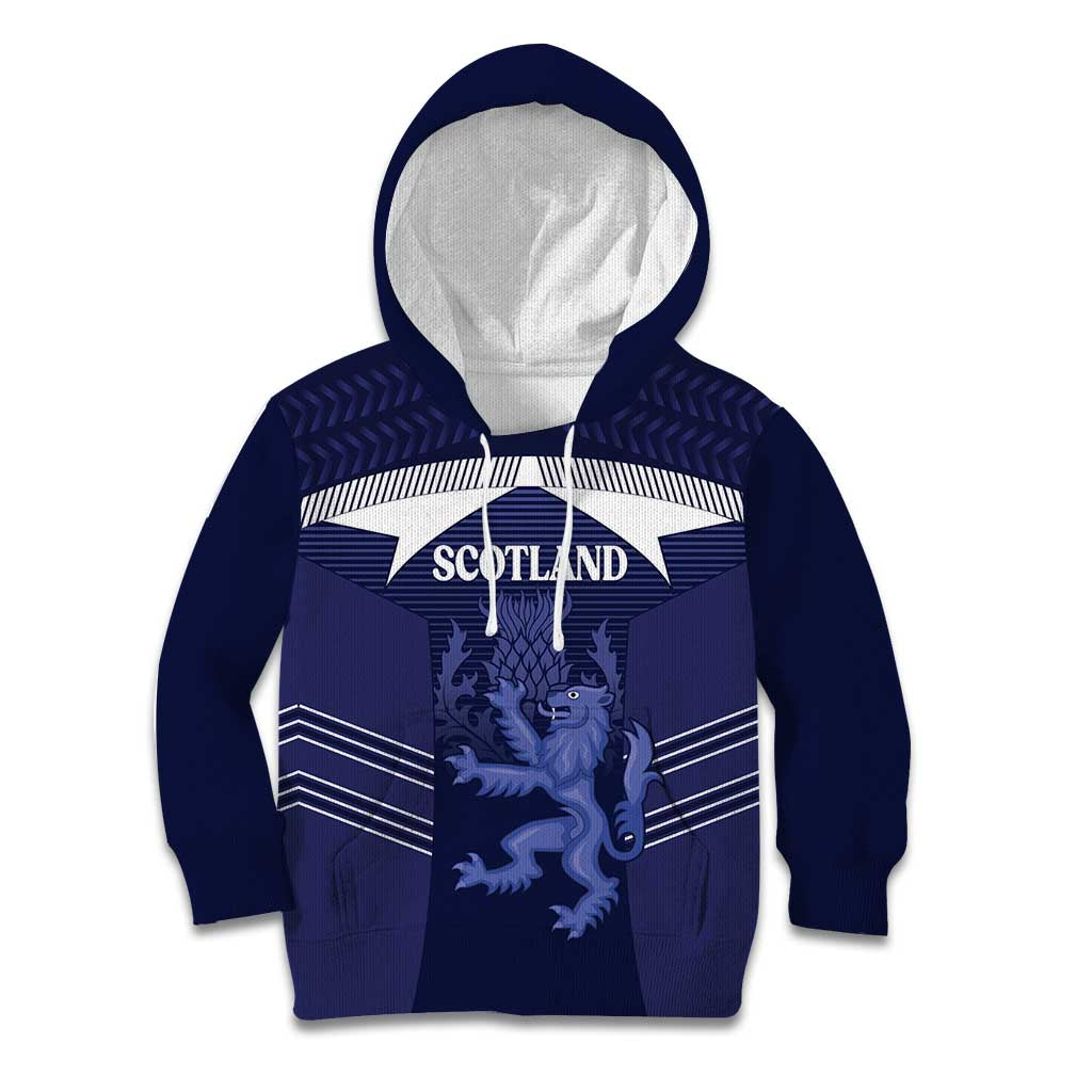Scotland Football Custom Kid Hoodie 2026 Come On Scottish Dragon Thistle - Wonder Print Shop