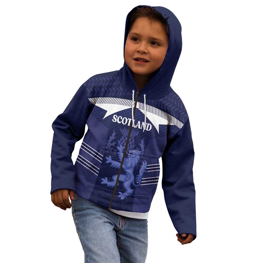 Scotland Football Custom Kid Hoodie 2026 Come On Scottish Dragon Thistle - Wonder Print Shop