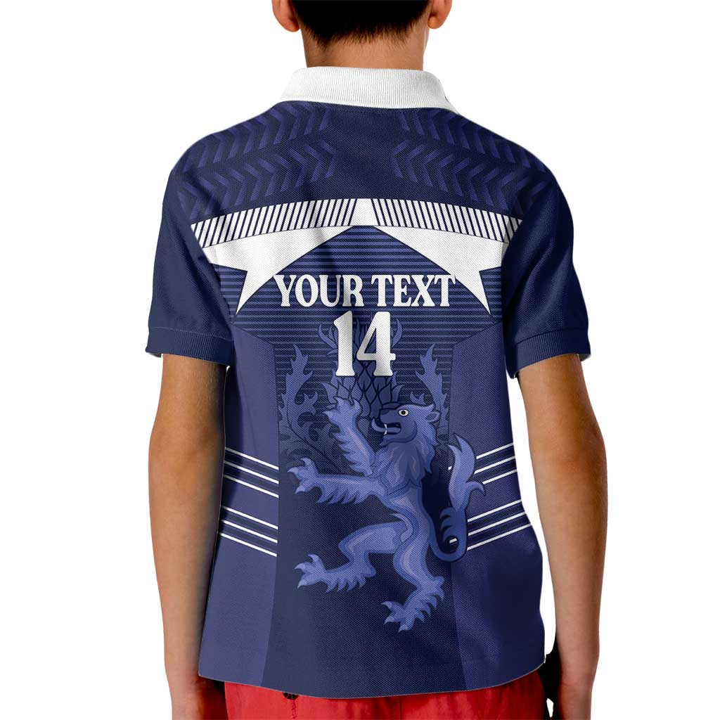 Scotland Football Custom Kid Polo Shirt 2026 Come On Scottish Dragon Thistle - Wonder Print Shop