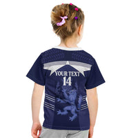 Scotland Football Custom Kid T Shirt 2026 Come On Scottish Dragon Thistle - Wonder Print Shop