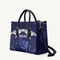 Scotland Football Custom Leather Bag 2026 Come On Scottish Dragon Thistle - Wonder Print Shop