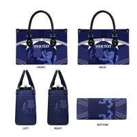 Scotland Football Custom Leather Bag 2026 Come On Scottish Dragon Thistle - Wonder Print Shop