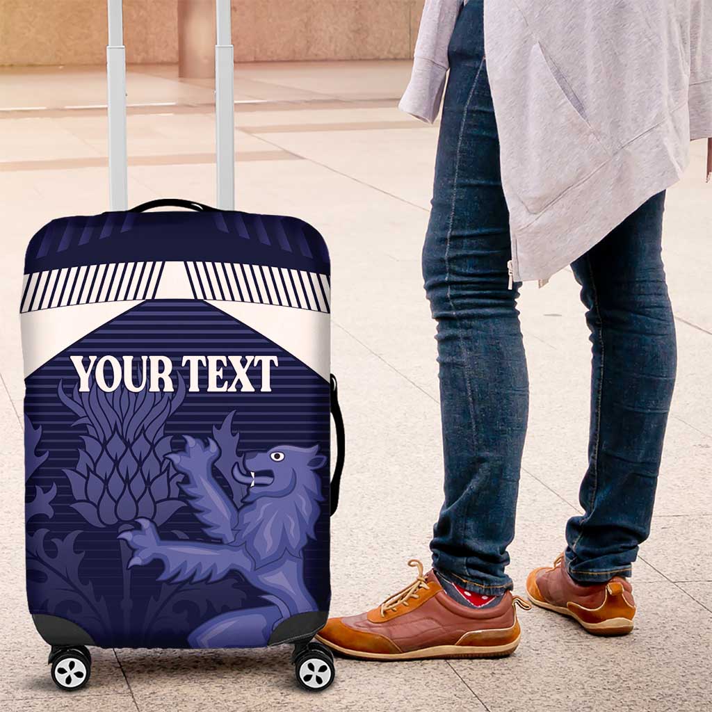Scotland Football Custom Luggage Cover 2026 Come On Scottish Dragon Thistle - Wonder Print Shop