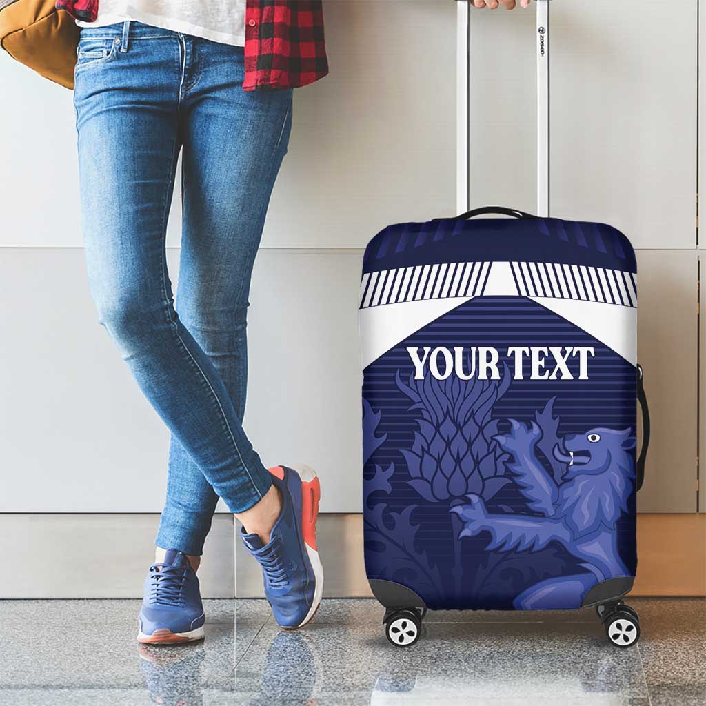 Scotland Football Custom Luggage Cover 2026 Come On Scottish Dragon Thistle - Wonder Print Shop