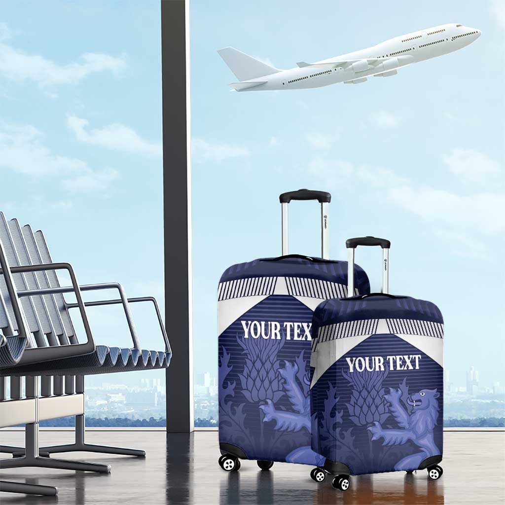 Scotland Football Custom Luggage Cover 2026 Come On Scottish Dragon Thistle - Wonder Print Shop