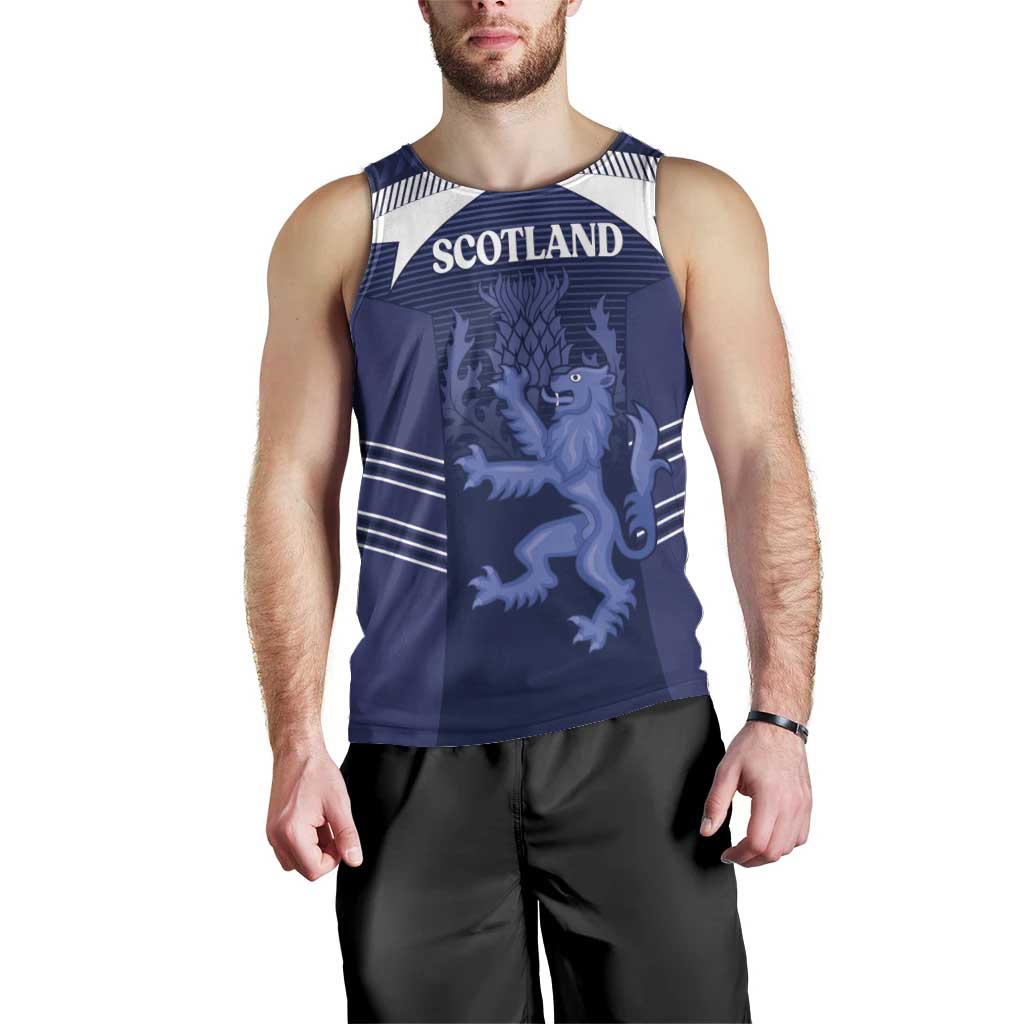 Scotland Football Custom Men Tank Top 2026 Come On Scottish Dragon Thistle - Wonder Print Shop