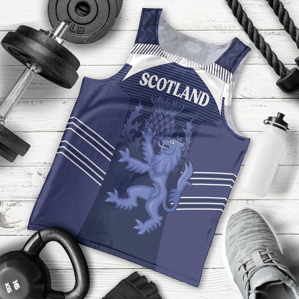 Scotland Football Custom Men Tank Top 2026 Come On Scottish Dragon Thistle - Wonder Print Shop