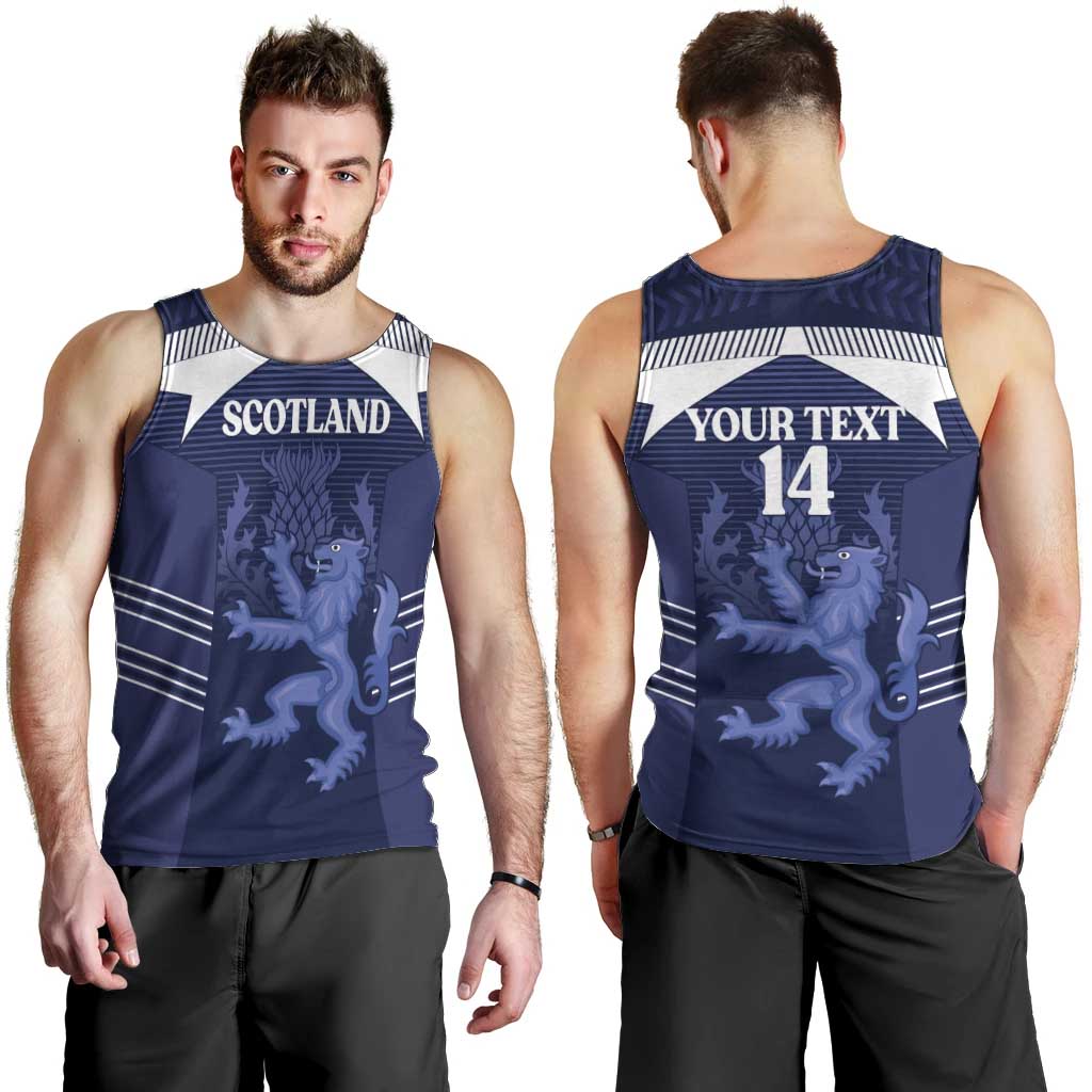 Scotland Football Custom Men Tank Top 2026 Come On Scottish Dragon Thistle - Wonder Print Shop