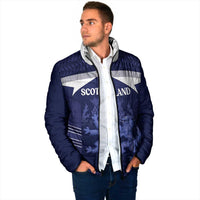 Scotland Football Custom Padded Jacket 2026 Come On Scottish Dragon Thistle - Wonder Print Shop