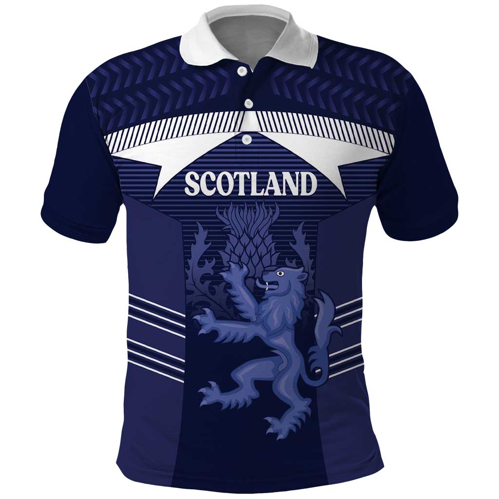Scotland Football Custom Polo Shirt 2026 Come On Scottish Dragon Thistle - Wonder Print Shop