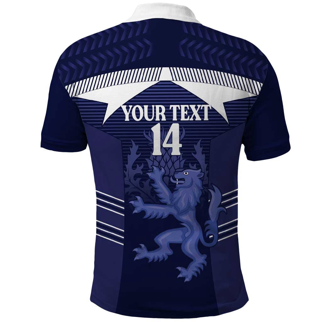 Scotland Football Custom Polo Shirt 2026 Come On Scottish Dragon Thistle - Wonder Print Shop