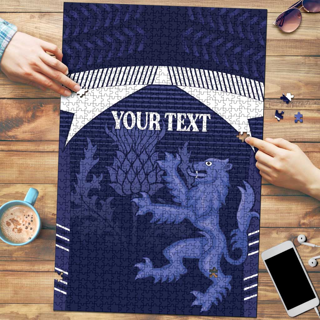 Scotland Football Custom Puzzle 2026 Come On Scottish Dragon Thistle - Wonder Print Shop
