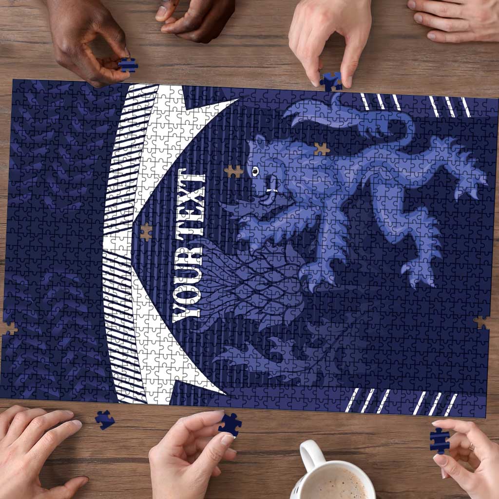 Scotland Football Custom Puzzle 2026 Come On Scottish Dragon Thistle - Wonder Print Shop