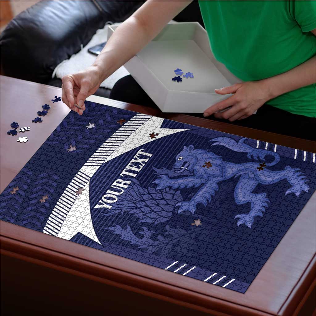 Scotland Football Custom Puzzle 2026 Come On Scottish Dragon Thistle - Wonder Print Shop