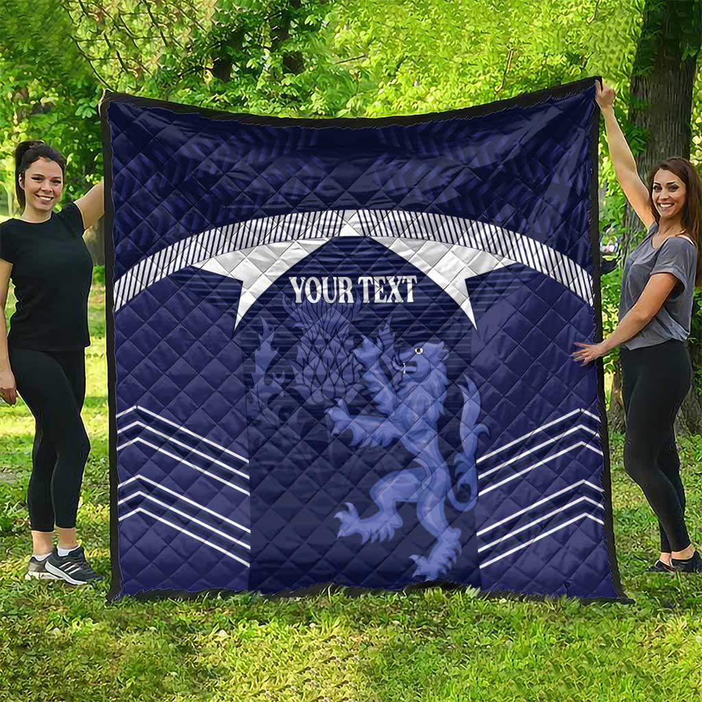 Scotland Football Custom Quilt 2026 Come On Scottish Dragon Thistle - Wonder Print Shop