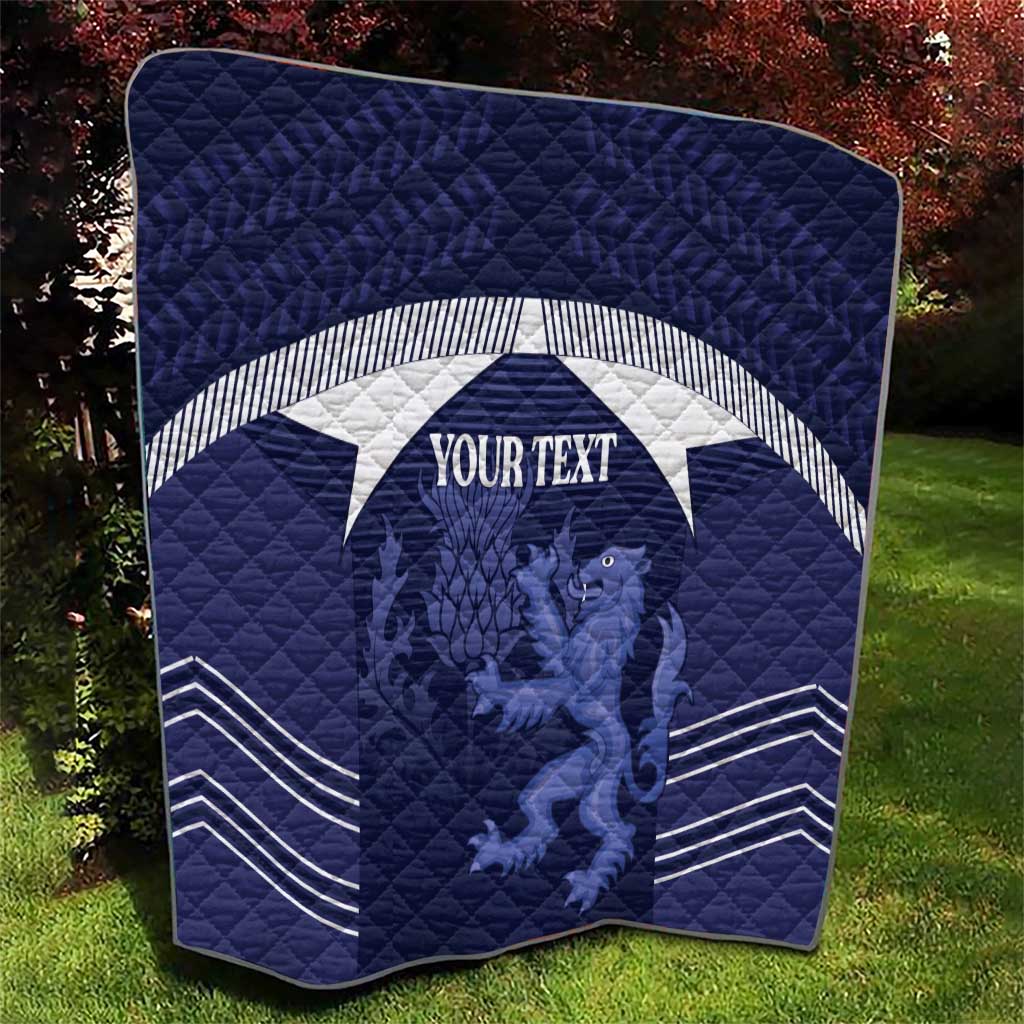 Scotland Football Custom Quilt 2026 Come On Scottish Dragon Thistle - Wonder Print Shop