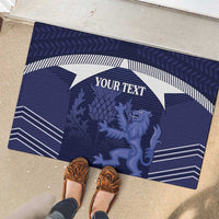 Scotland Football Custom Rubber Doormat 2026 Come On Scottish Dragon Thistle - Wonder Print Shop