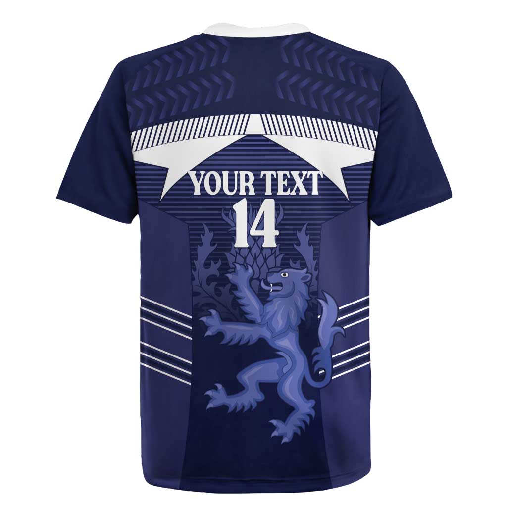 Scotland Football Custom Rugby Jersey 2026 Come On Scottish Dragon Thistle - Wonder Print Shop