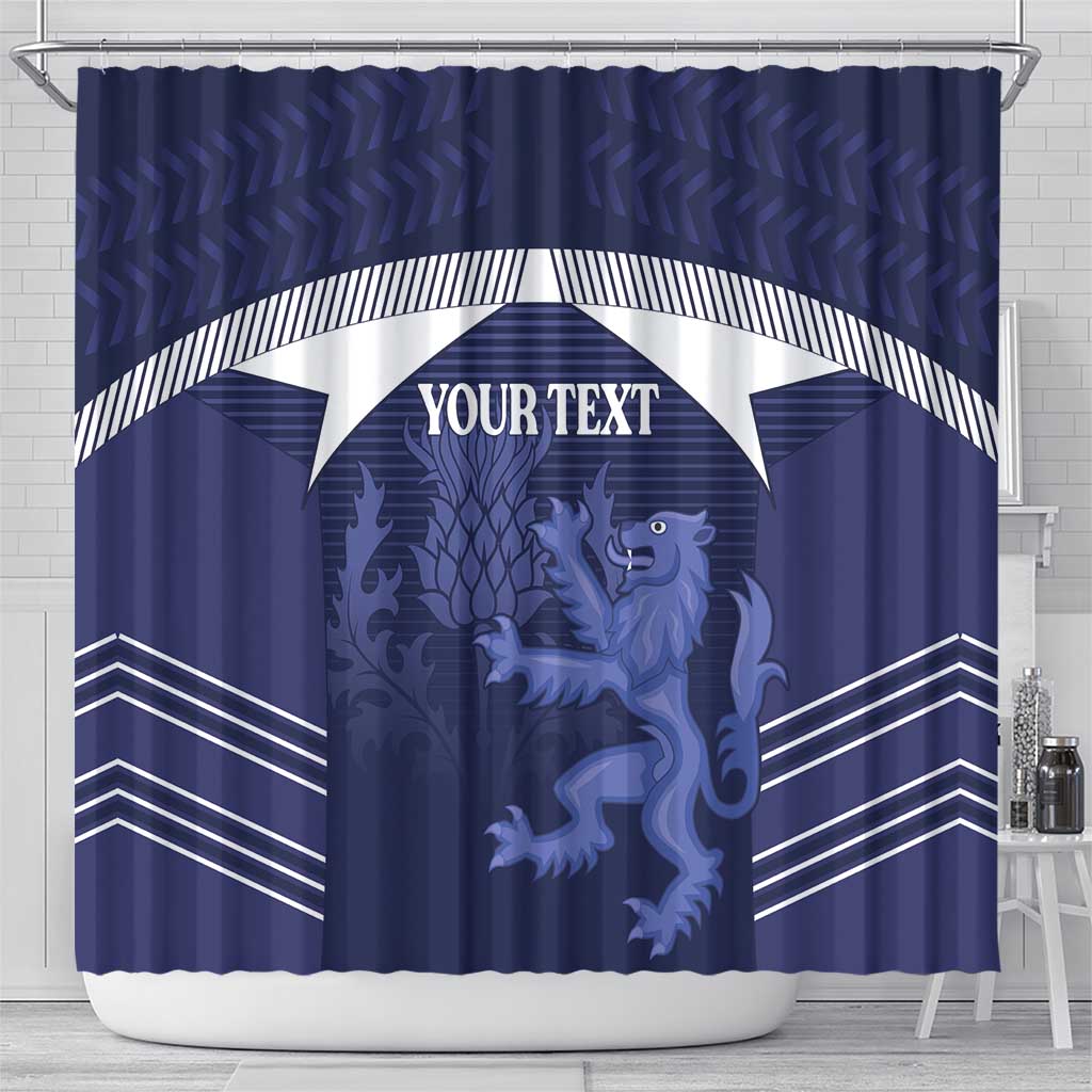 Scotland Football Custom Shower Curtain 2026 Come On Scottish Dragon Thistle - Wonder Print Shop