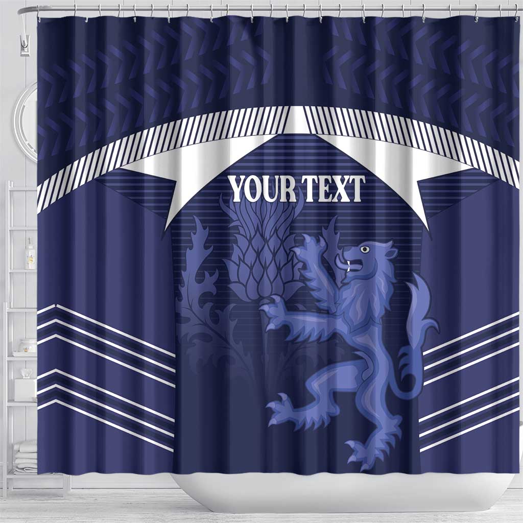 Scotland Football Custom Shower Curtain 2026 Come On Scottish Dragon Thistle - Wonder Print Shop