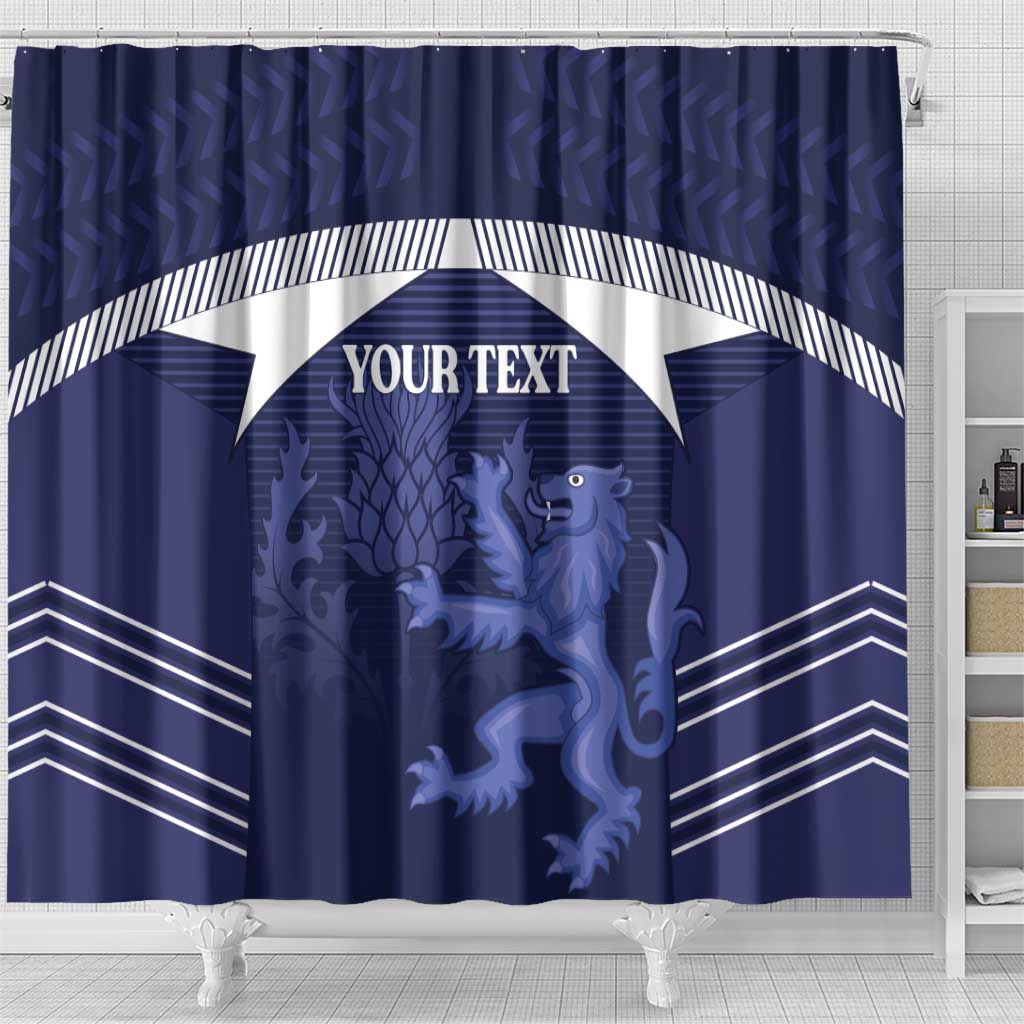 Scotland Football Custom Shower Curtain 2026 Come On Scottish Dragon Thistle - Wonder Print Shop