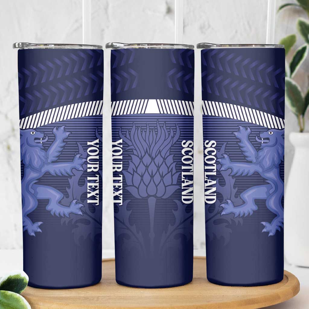 Scotland Football Custom Skinny Tumbler 2026 Come On Scottish Dragon Thistle - Wonder Print Shop
