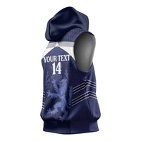 Scotland Football Custom Sleeveless Hoodie 2026 Come On Scottish Dragon Thistle - Wonder Print Shop