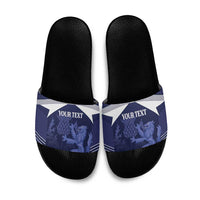 Scotland Football Custom Slide Sandals 2026 Come On Scottish Dragon Thistle - Wonder Print Shop