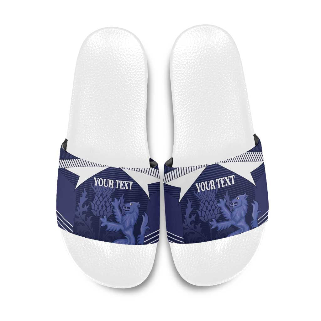 Scotland Football Custom Slide Sandals 2026 Come On Scottish Dragon Thistle - Wonder Print Shop