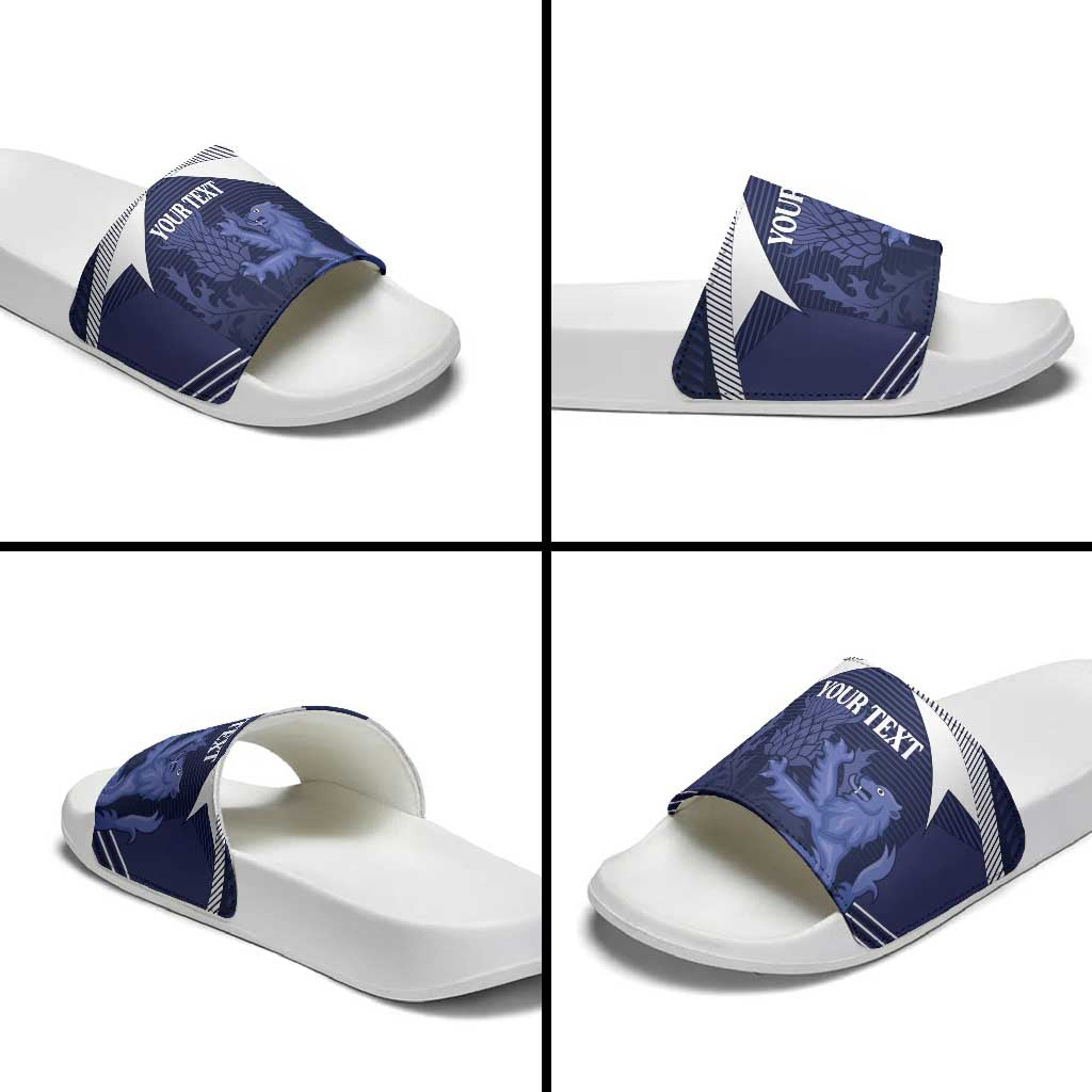 Scotland Football Custom Slide Sandals 2026 Come On Scottish Dragon Thistle - Wonder Print Shop
