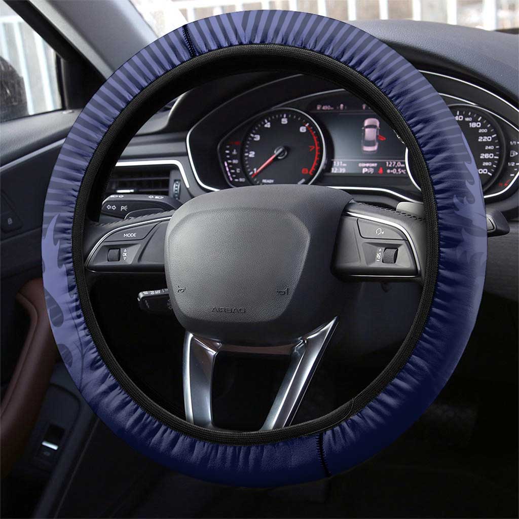 Scotland Football Steering Wheel Cover 2026 Come On Scottish Dragon Thistle - Wonder Print Shop