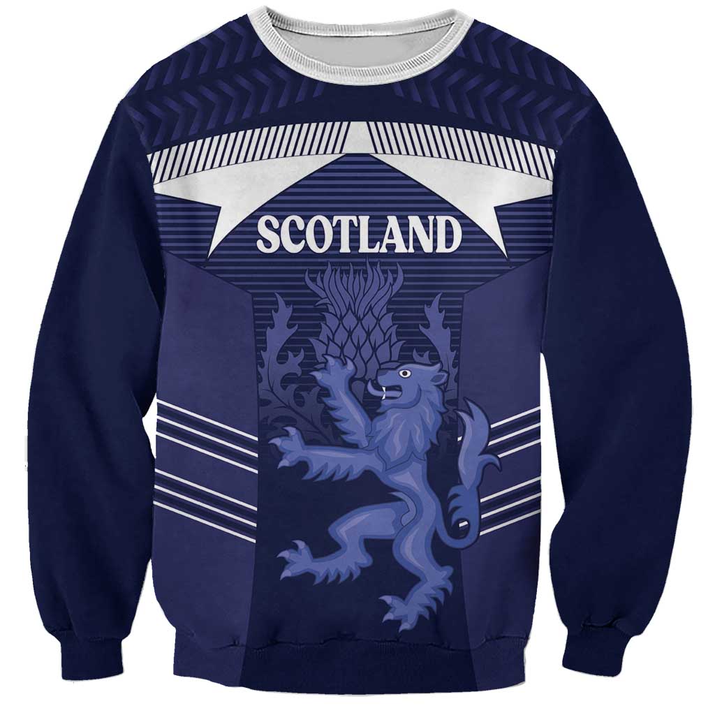 Scotland Football Custom Sweatshirt 2026 Come On Scottish Dragon Thistle - Wonder Print Shop