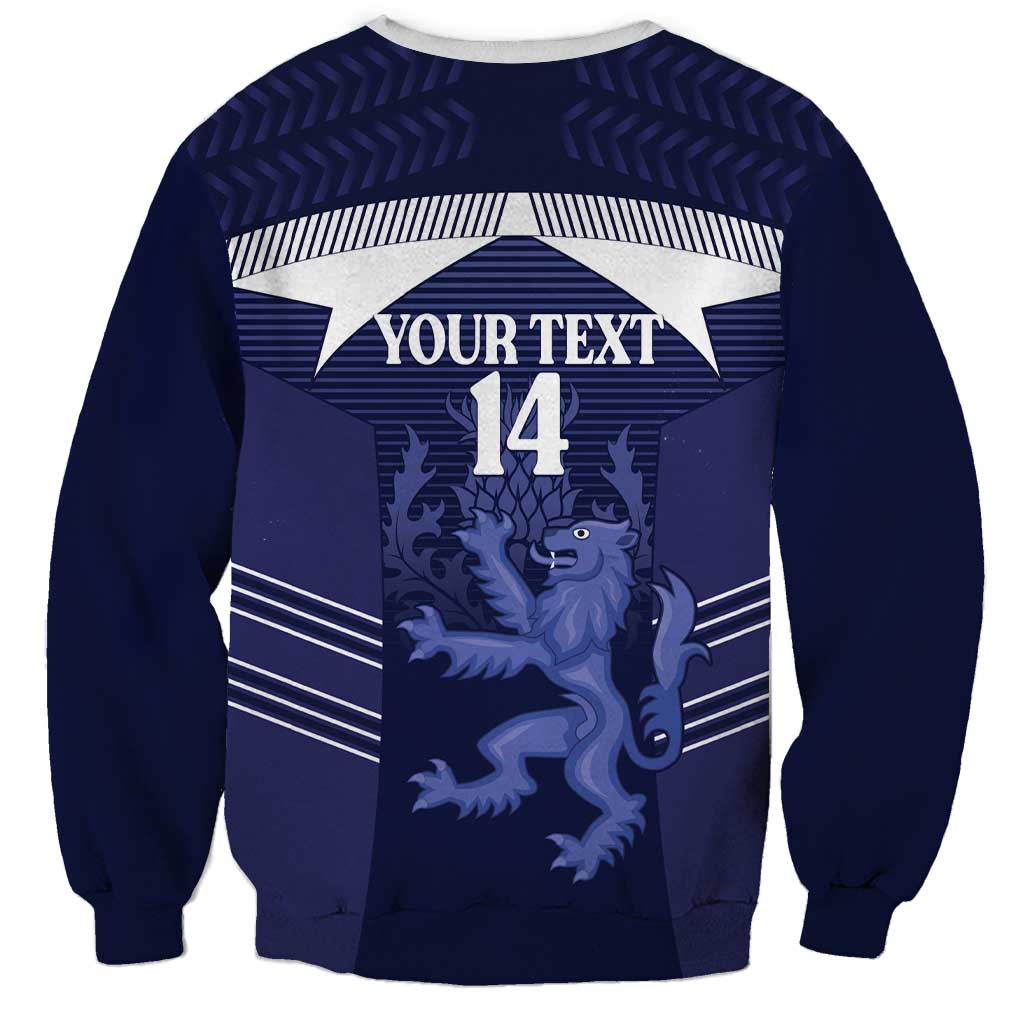 Scotland Football Custom Sweatshirt 2026 Come On Scottish Dragon Thistle - Wonder Print Shop