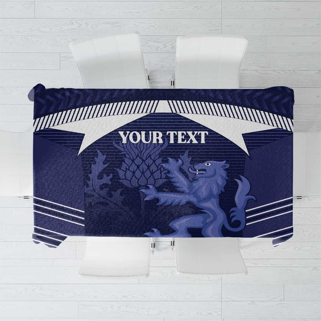 Scotland Football Custom Tablecloth 2026 Come On Scottish Dragon Thistle - Wonder Print Shop