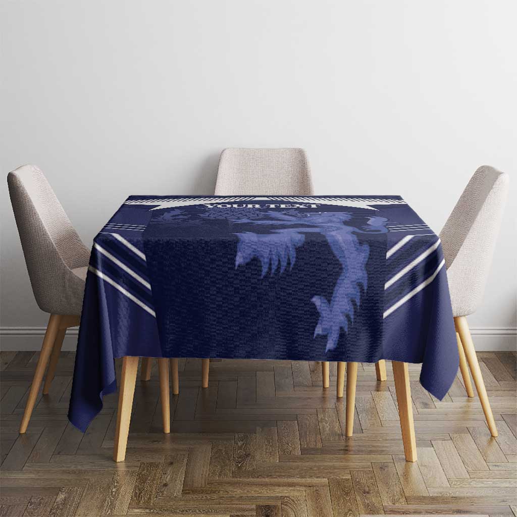 Scotland Football Custom Tablecloth 2026 Come On Scottish Dragon Thistle - Wonder Print Shop