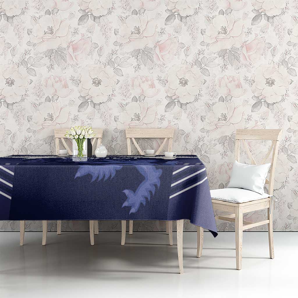 Scotland Football Custom Tablecloth 2026 Come On Scottish Dragon Thistle - Wonder Print Shop