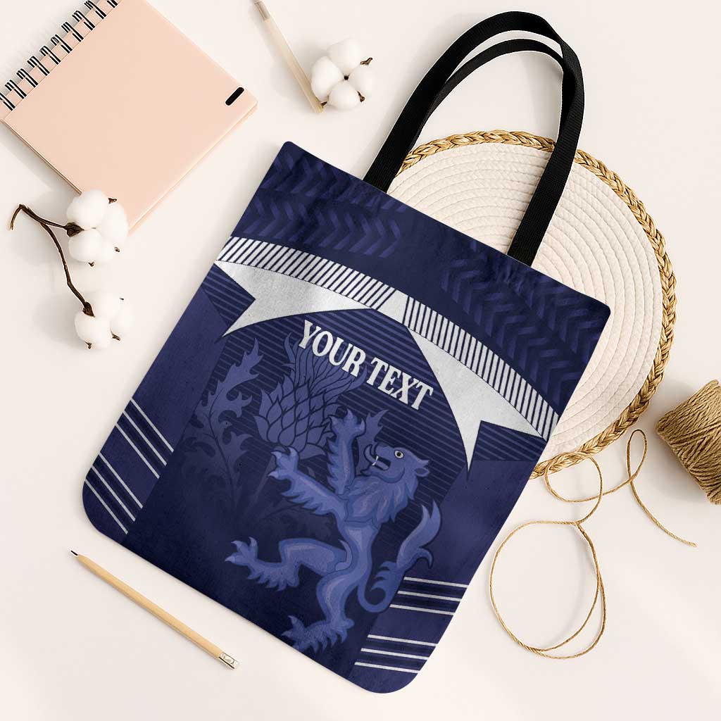 Scotland Football Custom Tote Bag 2026 Come On Scottish Dragon Thistle - Wonder Print Shop