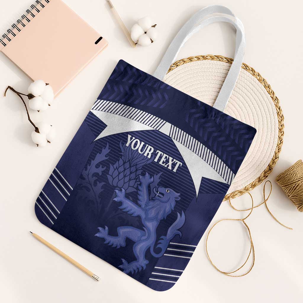 Scotland Football Custom Tote Bag 2026 Come On Scottish Dragon Thistle - Wonder Print Shop