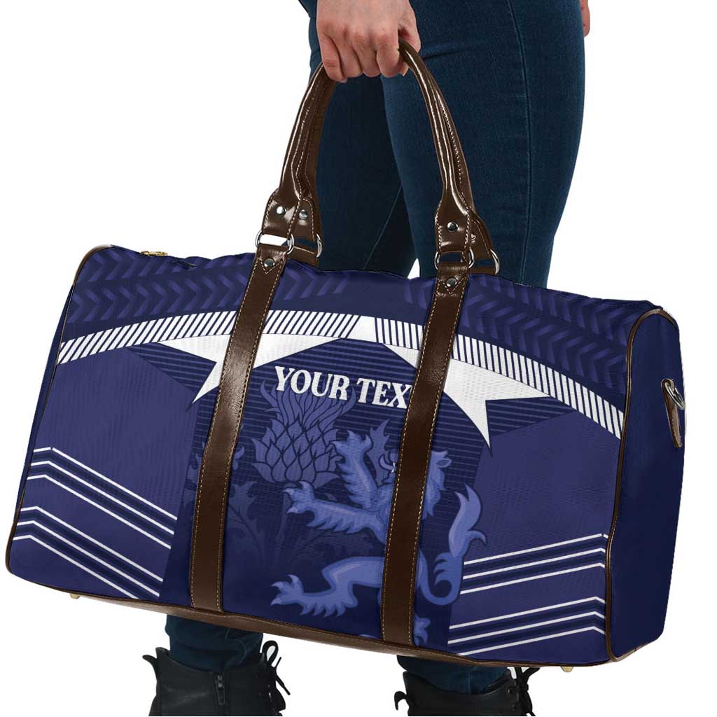 Scotland Football Custom Travel Bag 2026 Come On Scottish Dragon Thistle - Wonder Print Shop