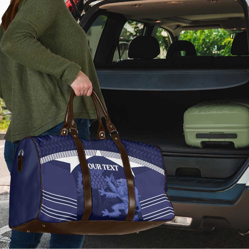 Scotland Football Custom Travel Bag 2026 Come On Scottish Dragon Thistle - Wonder Print Shop
