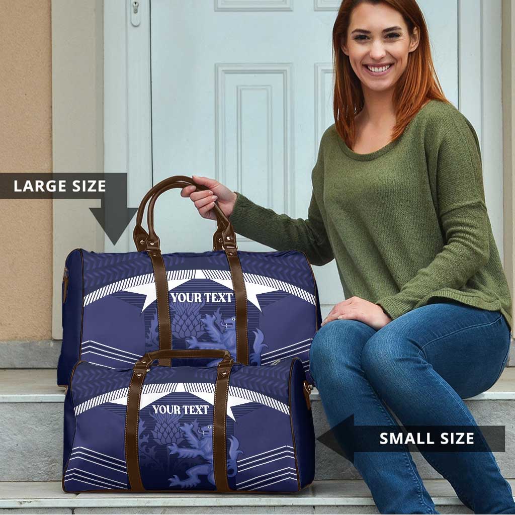Scotland Football Custom Travel Bag 2026 Come On Scottish Dragon Thistle - Wonder Print Shop
